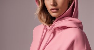 pink palm puff hoodie