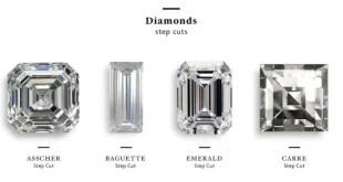 Step Cut Diamonds