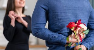 Flowers gifting to girlfriend