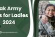 Army Jobs for Ladies